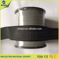 Factory reflective thread tape for garment